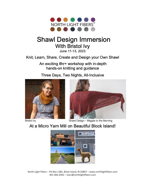 Shawl Design Immersion with Bristol Ivy - Adrian Room